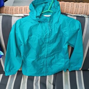 Lands' End Kids Teal Raincoat Size S (7-8)